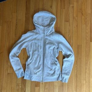 Lululemon Gray Zip-Up Hoodie